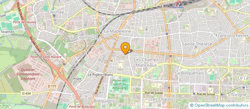 localisation de l'entreprise MADAME CHARLOTTE BOUGHABA  RENNES