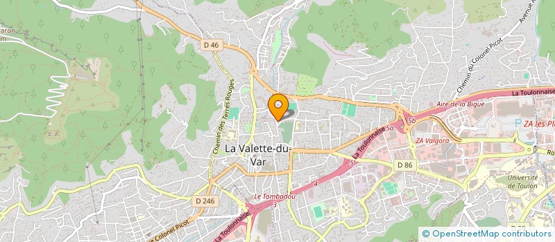 localisation de l'entreprise MADAME CHARLOTTE BOULAY  LA VALETTE-DU-VAR