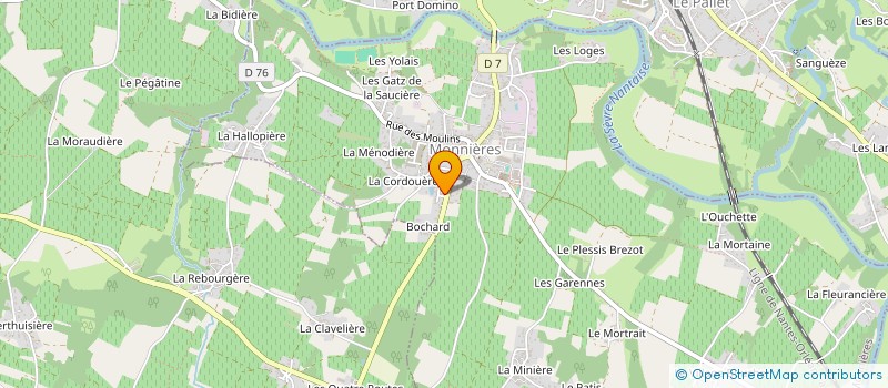 localisation de l'entreprise MADAME CHARLOTTE BOULAY à MONNIERES