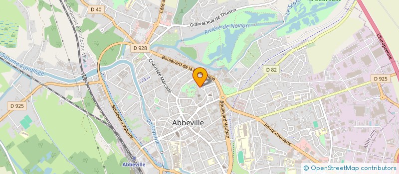 localisation de l'entreprise MADAME CHARLOTTE BOULIER à ABBEVILLE