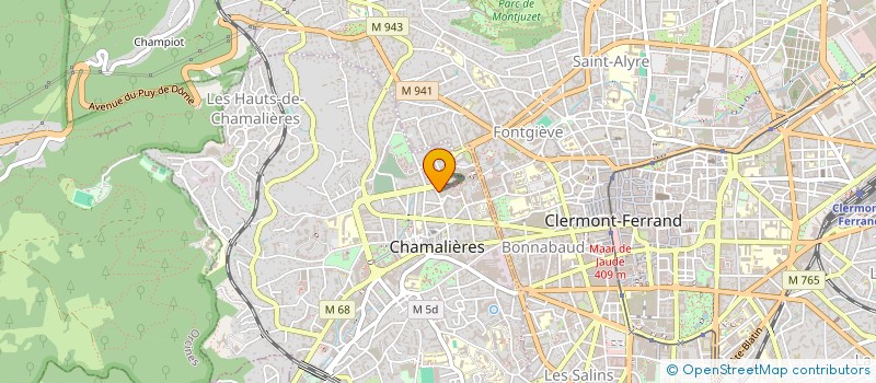 localisation de l'entreprise MADAME CHARLOTTE BOULINGRE à CHAMALIERES