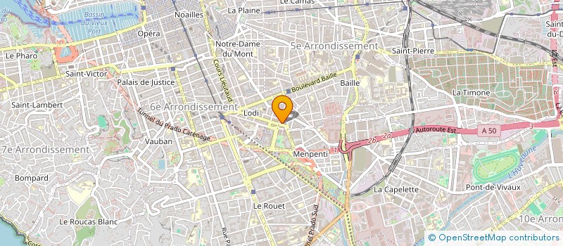 localisation de l'entreprise MADAME CHARLOTTE BOURDACHE  MARSEILLE