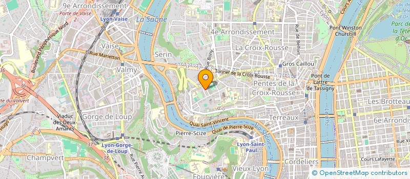 localisation de l'entreprise MADAME CHARLOTTE BOURGEOIS à LYON