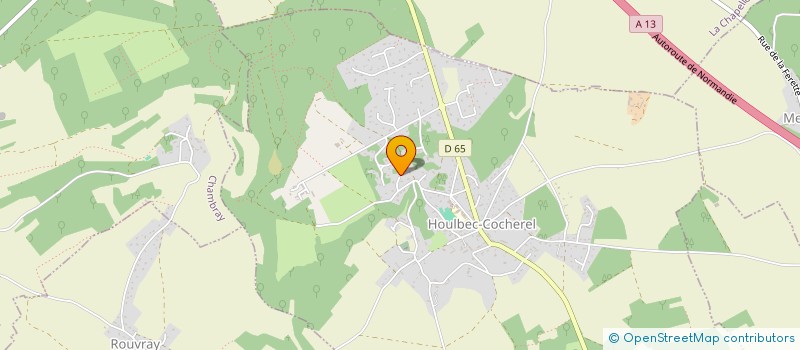 localisation de l'entreprise MADAME CHARLOTTE BOURLIER  HOULBEC-COCHEREL