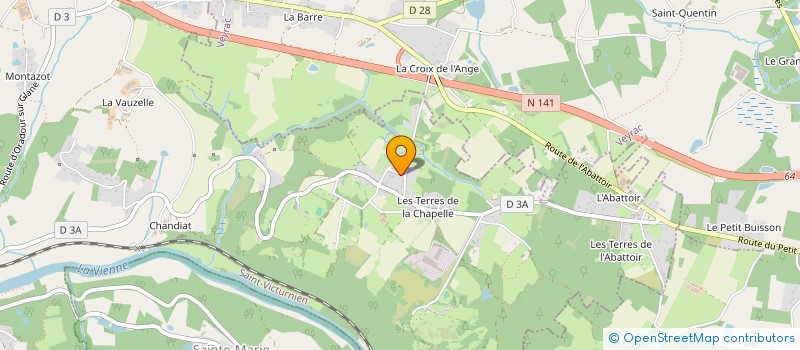 localisation de l'entreprise MADAME CHARLOTTE BOUTANT à SAINT-VICTURNIEN