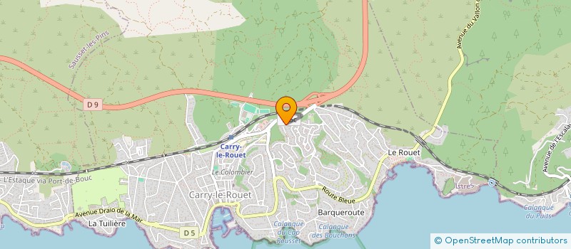 localisation de l'entreprise MADAME CHARLOTTE BOUTELOUP  CARRY-LE-ROUET