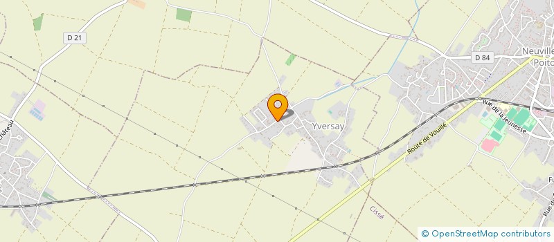 localisation de l'entreprise MADAME CHARLOTTE BOUTILLIER  YVERSAY