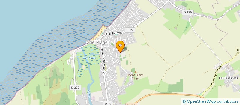 localisation de l'entreprise MADAME CHARLOTTE BRAEM  CRIEL-SUR-MER