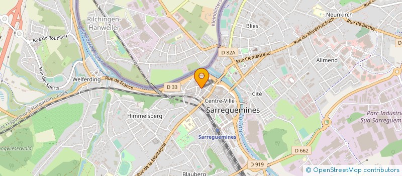 localisation de l'entreprise MADAME CHARLOTTE BRATKOVIC à SARREGUEMINES