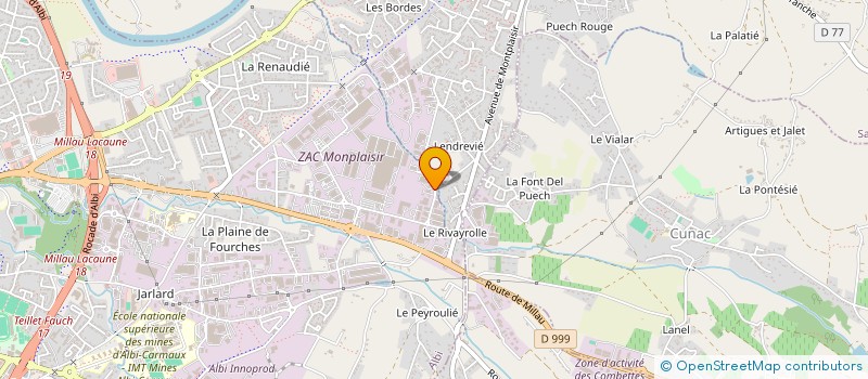 localisation de l'entreprise MADAME CHARLOTTE BRAY à ALBI