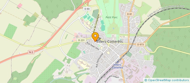 localisation de l'entreprise MADAME CHARLOTTE BRIERE  VILLERS-COTTERETS