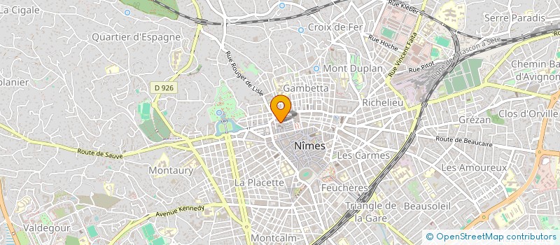 localisation de l'entreprise MADAME CHARLOTTE BROCARD  NIMES