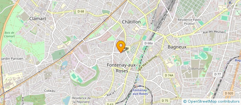 localisation de l'entreprise MADAME CHARLOTTE BROU à FONTENAY-AUX-ROSES