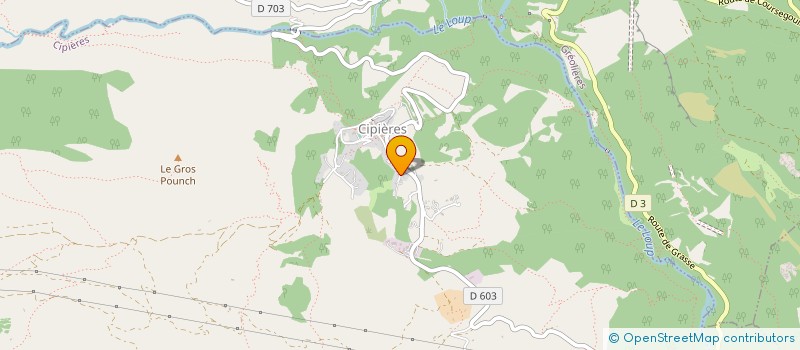 localisation de l'entreprise MADAME CHARLOTTE BRUNA  CIPIERES