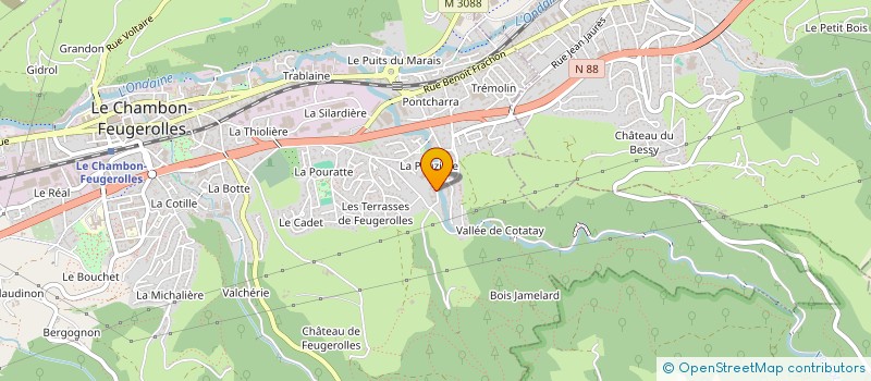 localisation de l'entreprise MADAME CHARLOTTE BRUSQ à LE CHAMBON-FEUGEROLLES