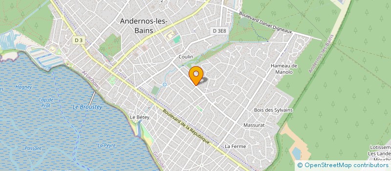 localisation de l'entreprise MADAME CHARLOTTE BUDERON à ANDERNOS-LES-BAINS