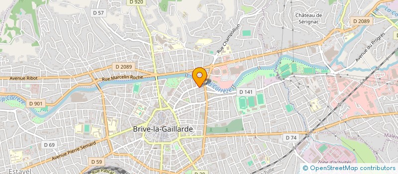 localisation de l'entreprise MADAME CHARLOTTE BUGEAT à BRIVE-LA-GAILLARDE