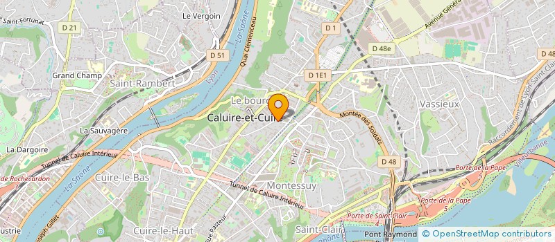 localisation de l'entreprise MADAME CHARLOTTE BUIRON  CALUIRE-ET-CUIRE