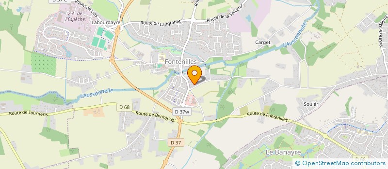 localisation de l'entreprise MADAME CHARLOTTE BUISINE  FONTENILLES