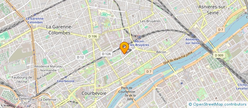 localisation de l'entreprise MADAME CHARLOTTE BUISSON à COURBEVOIE