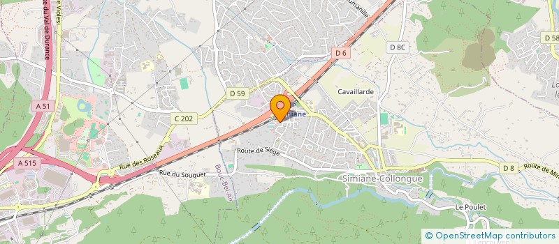 localisation de l'entreprise MADAME CHARLOTTE BUMBELLO  SIMIANE-COLLONGUE