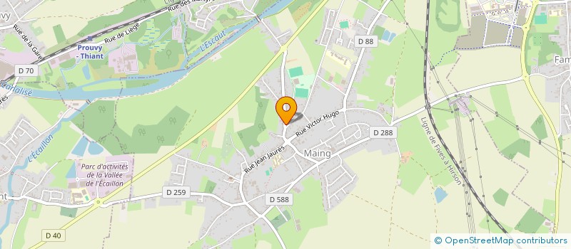 localisation de l'entreprise MADAME CHARLOTTE BURETTE  MAING