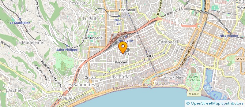 localisation de l'entreprise MADAME CHARLOTTE BUSQUETS à NICE