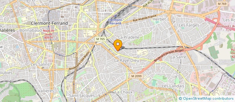 localisation de l'entreprise MADAME CHARLOTTE BUSSIERE  CLERMONT-FERRAND