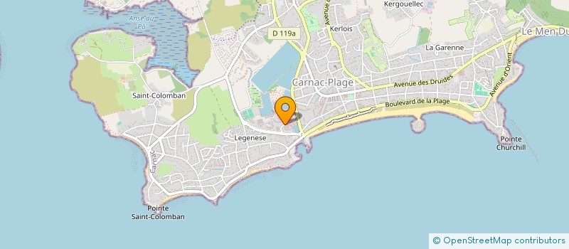 localisation de l'entreprise MADAME CHARLOTTE CALLEC  CARNAC