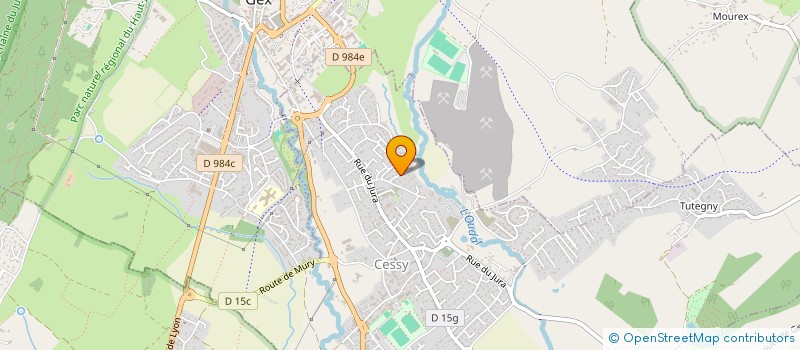 localisation de l'entreprise MADAME CHARLOTTE CALLENS  CESSY