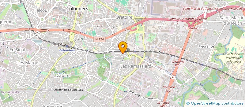 localisation de l'entreprise MADAME CHARLOTTE CALMETTES à COLOMIERS