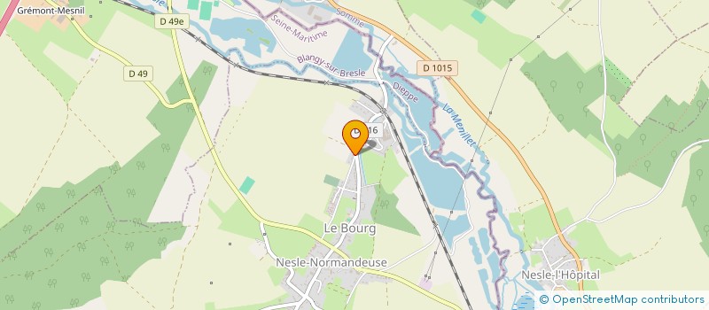 localisation de l'entreprise MADAME CHARLOTTE CANAPLE  NESLE-NORMANDEUSE