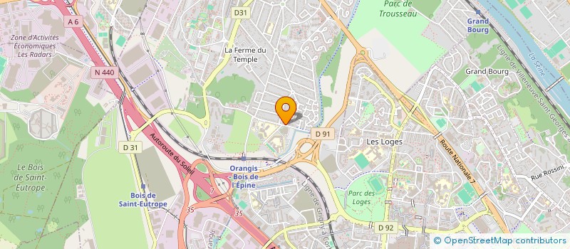 localisation de l'entreprise MADAME CHARLOTTE CANZI  RIS-ORANGIS