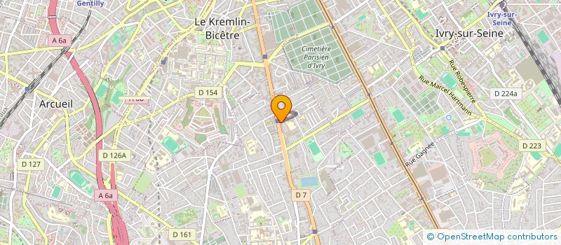 localisation de l'entreprise MADAME CHARLOTTE CAPDEVIELLE--PIOLTI  VILLEJUIF