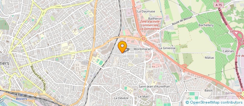 localisation de l'entreprise MADAME CHARLOTTE CARCELLER  BEZIERS