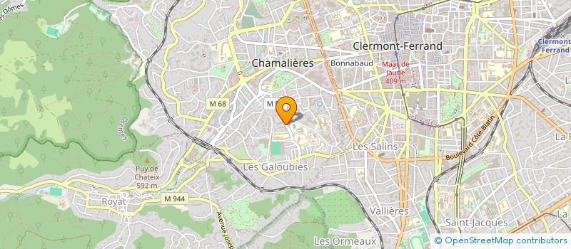 localisation de l'entreprise MADAME CHARLOTTE CARDENOUX  CHAMALIERES