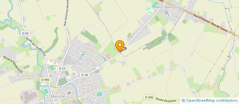 localisation de l'entreprise MADAME CHARLOTTE CARON  MERVILLE