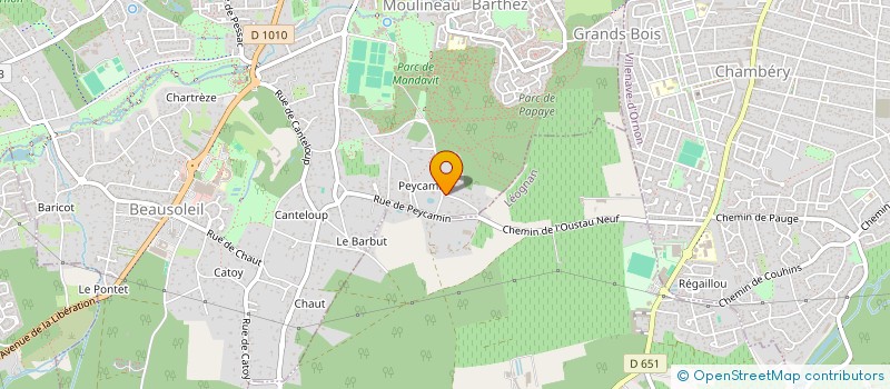 localisation de l'entreprise MADAME CHARLOTTE CARREAU  GRADIGNAN