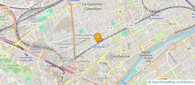 localisation de l'entreprise MADAME CHARLOTTE CASABIANCA à COURBEVOIE