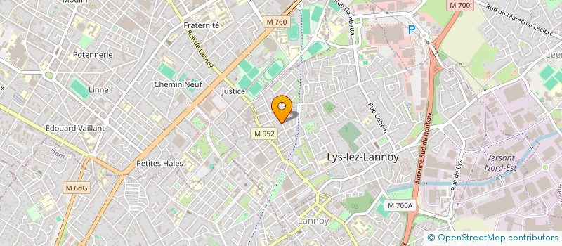 localisation de l'entreprise MADAME CHARLOTTE CATTEAU  LYS-LEZ-LANNOY