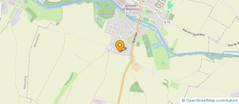 localisation de l'entreprise MADAME CHARLOTTE CATTELAIN  MASNIERES