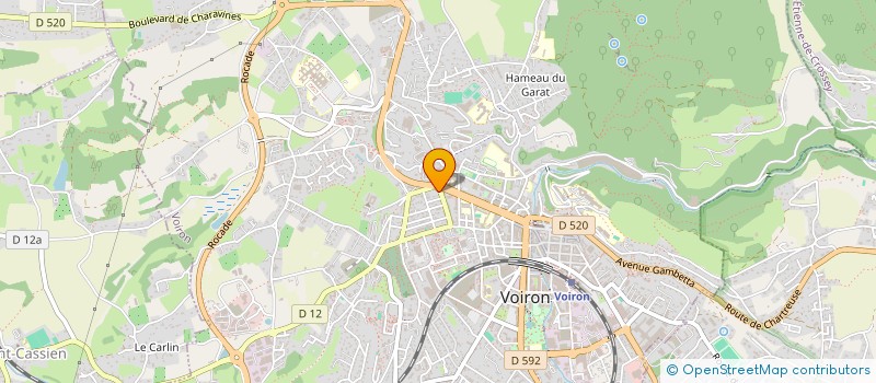 localisation de l'entreprise MADAME CHARLOTTE CATTI  VOIRON