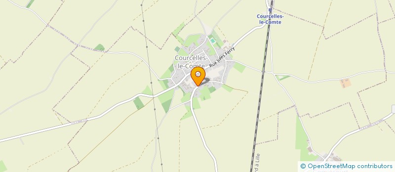 localisation de l'entreprise MADAME CHARLOTTE CAVROIS  COURCELLES-LE-COMTE