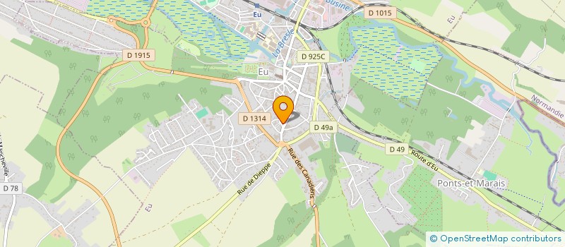 localisation de l'entreprise MADAME CHARLOTTE CAYEUX à EU