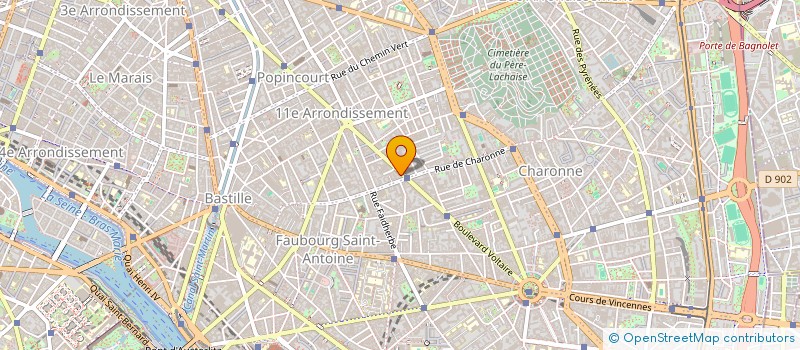 localisation de l'entreprise MADAME CHARLOTTE CAZENAVE  PARIS