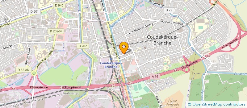 localisation de l'entreprise MADAME CHARLOTTE CELLIER à COUDEKERQUE-BRANCHE