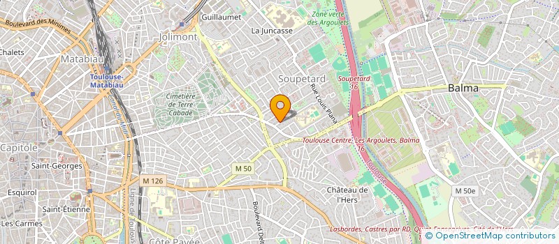 localisation de l'entreprise MADAME CHARLOTTE CESAIRE GEDEON à TOULOUSE