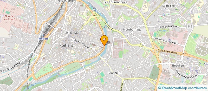 localisation de l'entreprise MADAME CHARLOTTE CHAMFEUIL à POITIERS