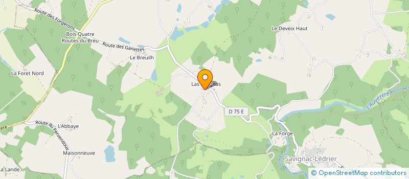 localisation de l'entreprise MADAME CHARLOTTE CHAPON  SAVIGNAC-LEDRIER