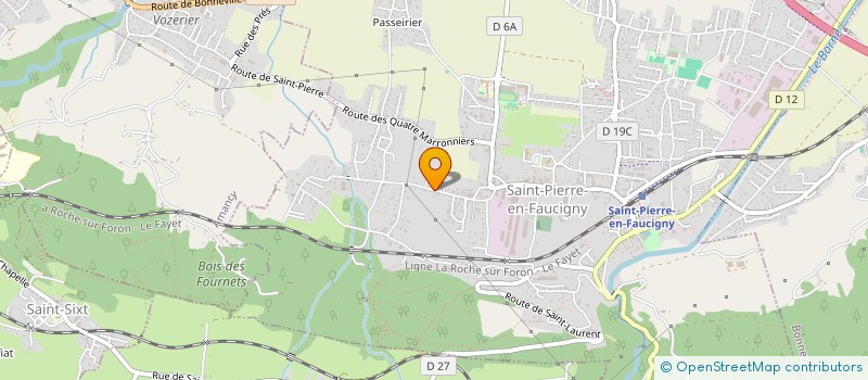 localisation de l'entreprise MADAME CHARLOTTE CHAPPAZ  SAINT-PIERRE-EN-FAUCIGNY